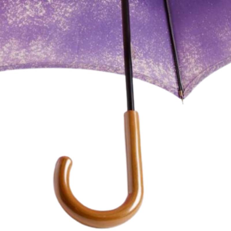 Kimono Umbrella - Maitsuru Design - close-up of handle