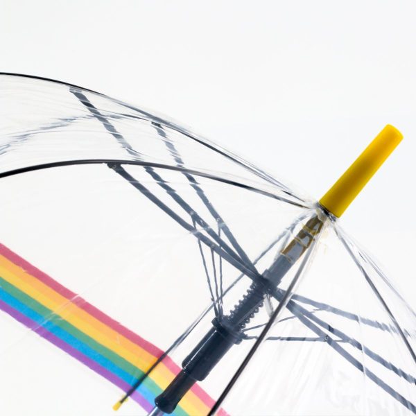 Rainbow Dome Umbrella Yellow Tip
