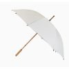 White eco genius umbrella opened