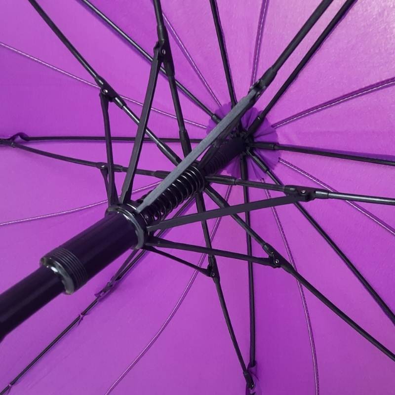 Purple Petal Swirl Umbrella Frame
