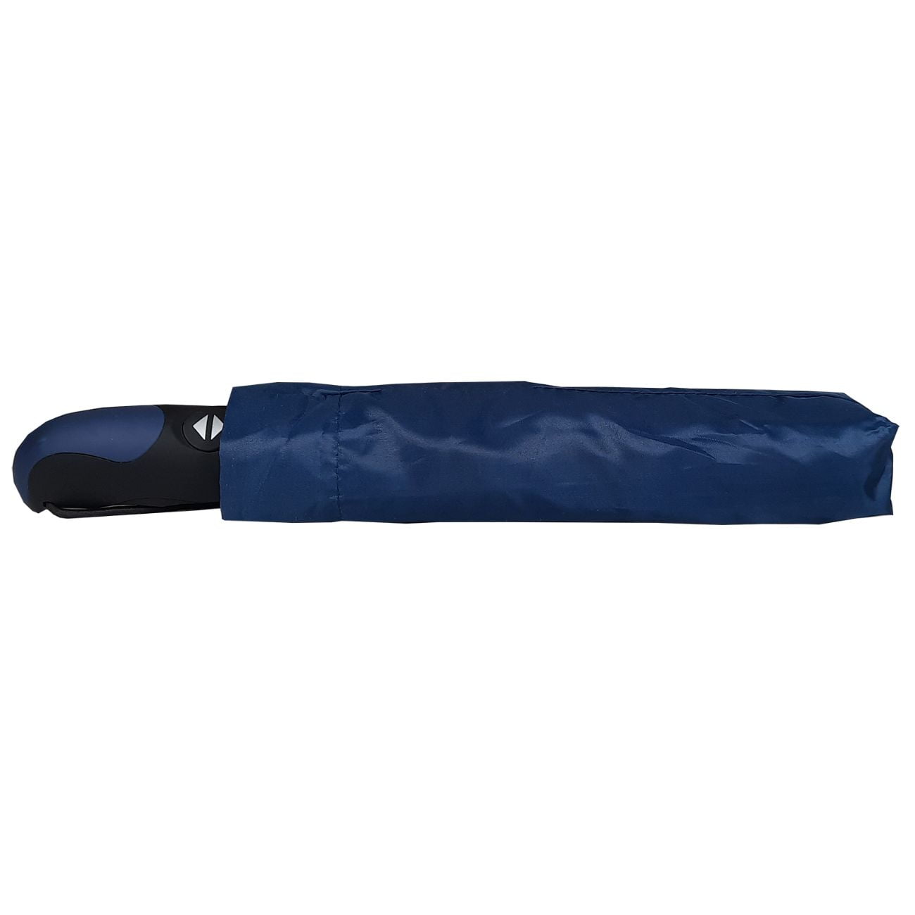 Automatic compact umbrella closed with the sleeve attached