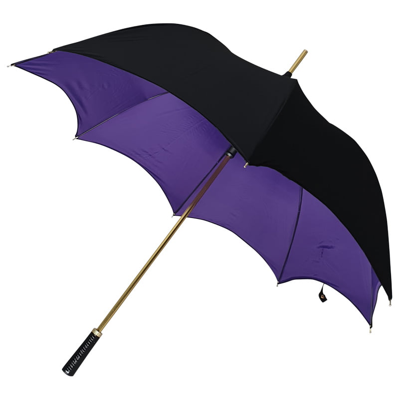 Black and Purple Gothic-Style Umbrella - Vlad - main image