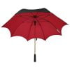 Black and Red Gothic-Style Umbrella - Bellatrix - underside