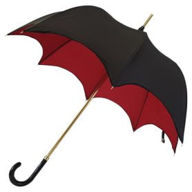 Black and Red Gothic Umbrella - Morgana - main image