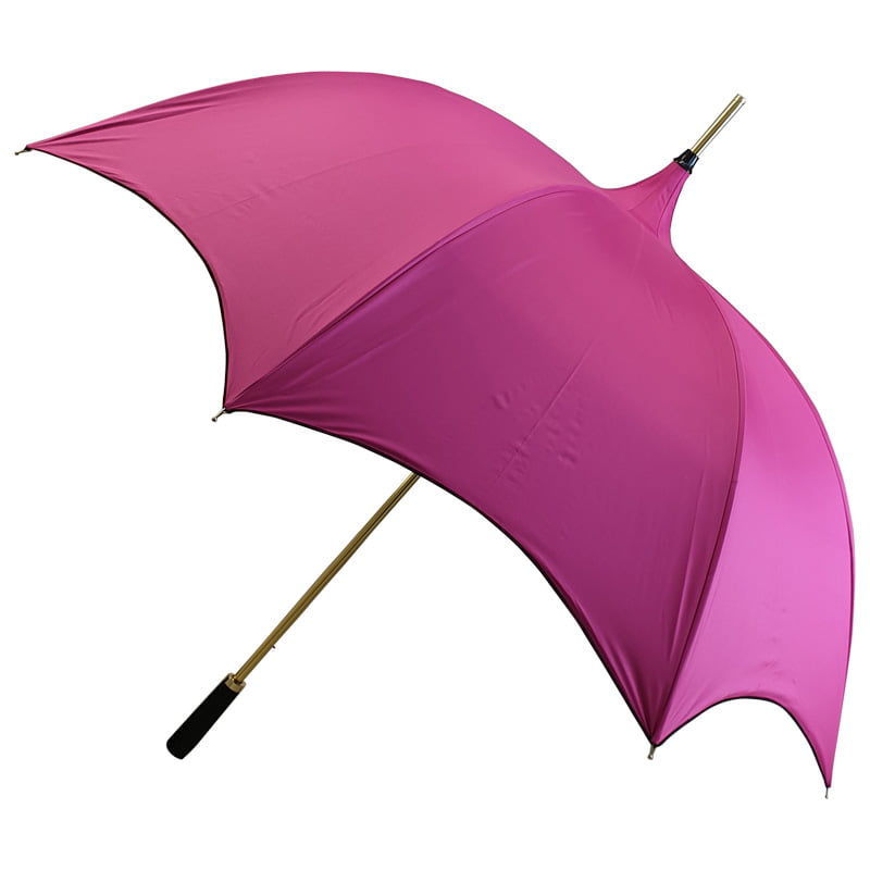 Pink and Black Gothic-Style Umbrella - Sabrina