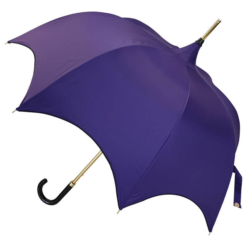 Purple/Black Gothic Pagoda Umbrella canopy view