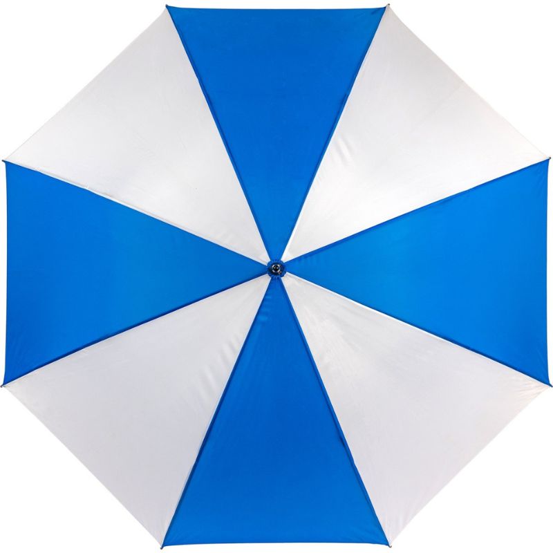 Blue and white canopy