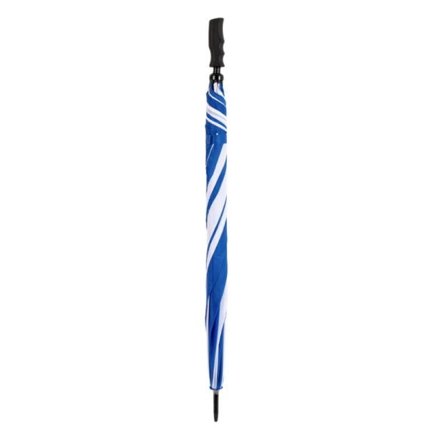 Royal Blue And White Golf Umbrella Windproof Closed Royal Blue And White Golf Umbrella - Windproof