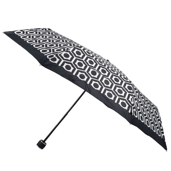 Black White Compact D3 Open Black And White Compact Umbrellas