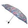 Paisley blue umbrella opened