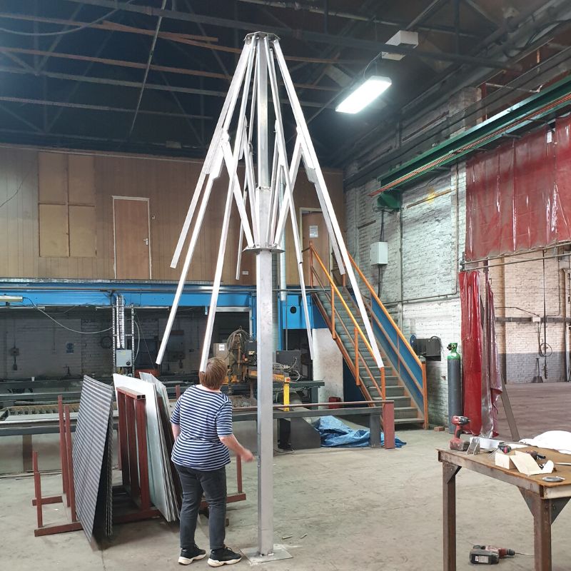 Production of British Made Giant Parasol