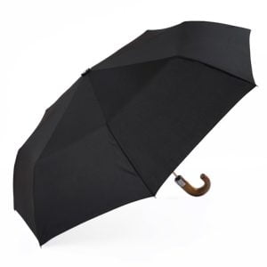 Wooden Handle Compact Umbrella 
