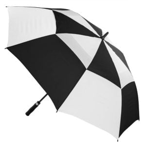 The Promotional Premium Black And White Golf Umbrella