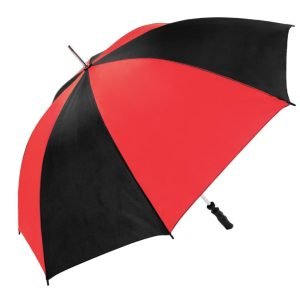 Promotional Red And Black Golf Umbrella