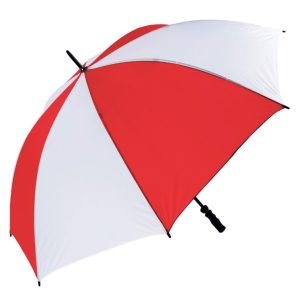 Red And White Promotional Golf Umbrella