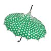 Green Polka Dot Pagoda Umbrella