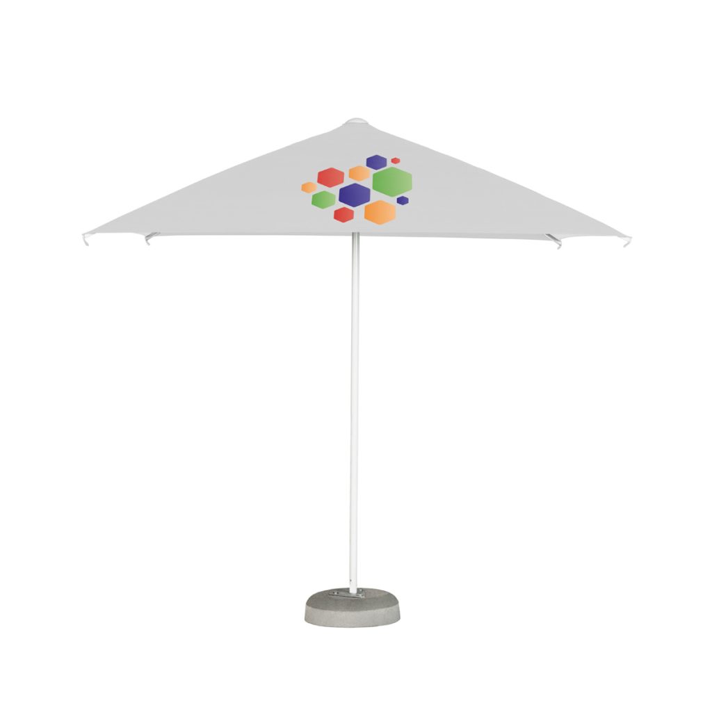 2.5m x 2.5m Easy Up Commercial Parasol without Valance and without Vent