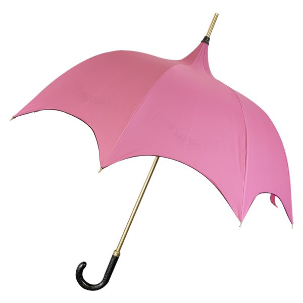 Pink And Black Gothic Pagoda Umbrella - Freya