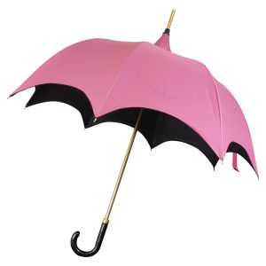 Pink And Black Gothic Umbrella - Freya