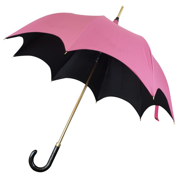 Pink/Black Gothic Umbrella - Freya