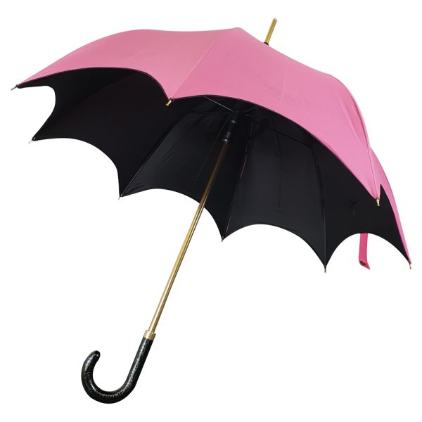 Freya, The Pink And Black Gothic Style Umbrella