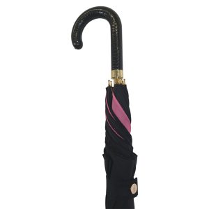 Arwen - Close-U Of Handle Of This Black And Pink Gothic Umbrella From Umbrella Heaven.