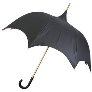 Arwen - Black And Pink Gothic Umbrella.