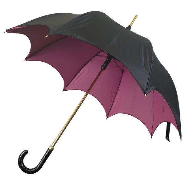 Black And Pink Gothic Umbrella - Arwen.