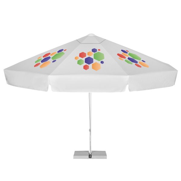 4M Classic Commercial Parasol With Vent And With Valance