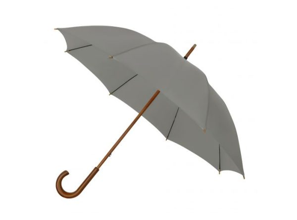 Grey Eco Walking Umbrella - Side View