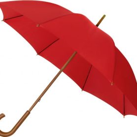 Red ECO Walking Umbrella - side view