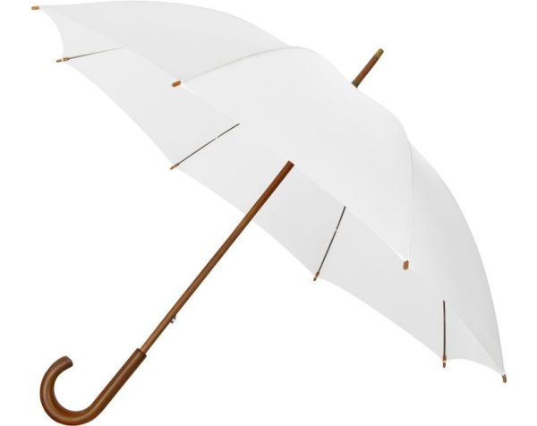 White Eco Walking Umbrella - Side View