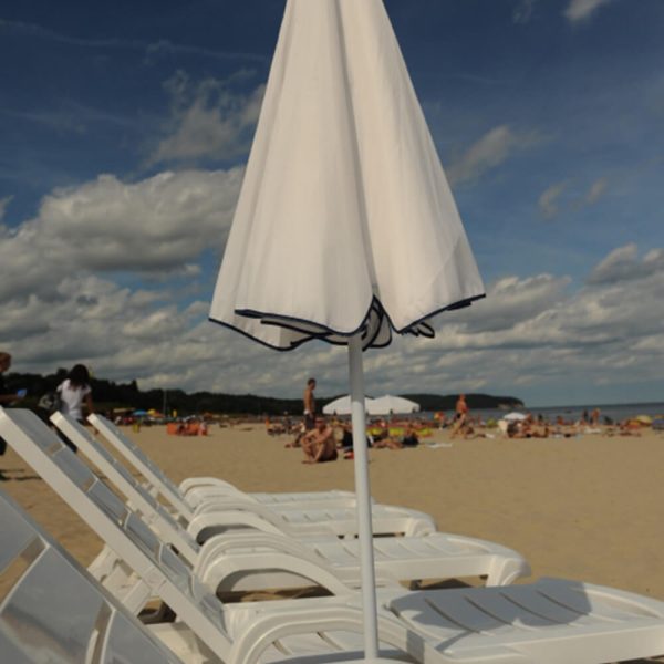 Closed Commercial Beach Parasol