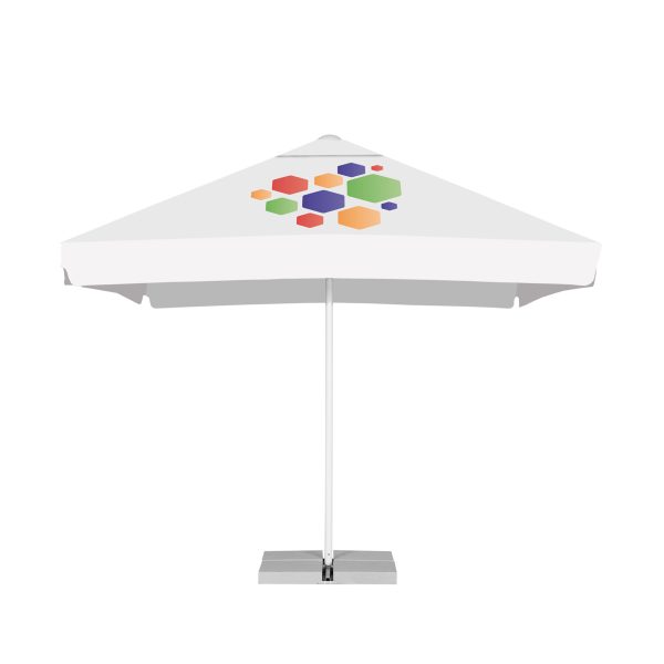 3M X 3M Strong Commercial Parasol With Valance