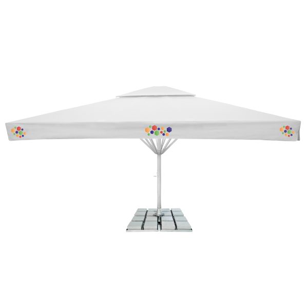 7M X 7M Giant Commercial Parasol With Valance