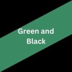 Green And Black Button