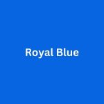 Royal Blue Custom Print Button